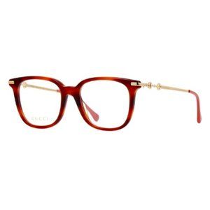 Authentic Gucci Eyeglasses GG0968O 002 Havana Square Frames 50MM RX-ABLE
